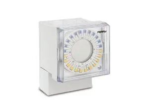 Perry 1IO0012D15 interruttore orario giornaliero bianco