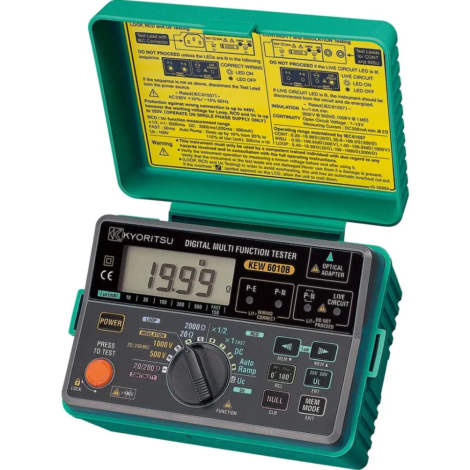 Kyoritsu KEW 6010B tester multifunzione verifiche elettriche