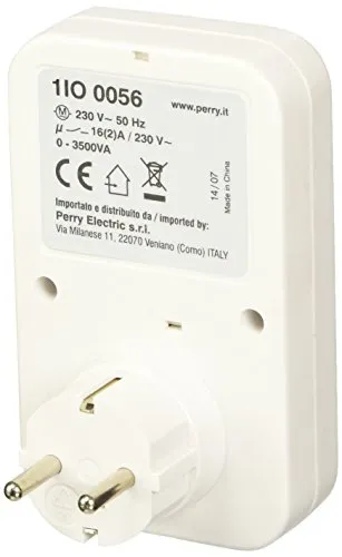 Perry Sesamo 1IO 0056 timer settimanale Shuko 16 A