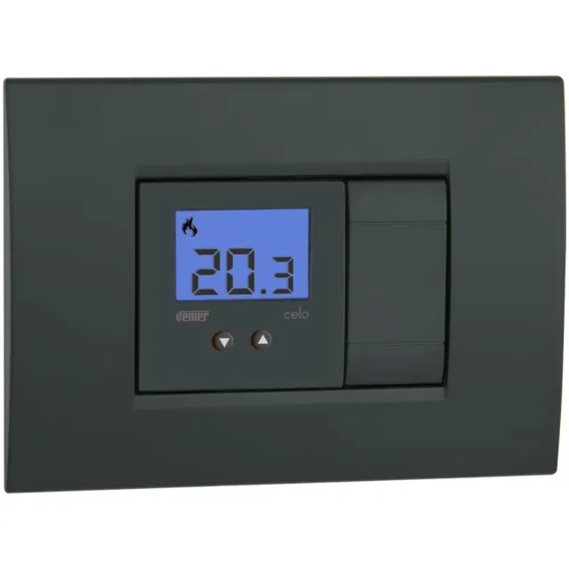 Vemer Celo LCD VE780300 Termostato Incasso Tastiera 2 Moduli