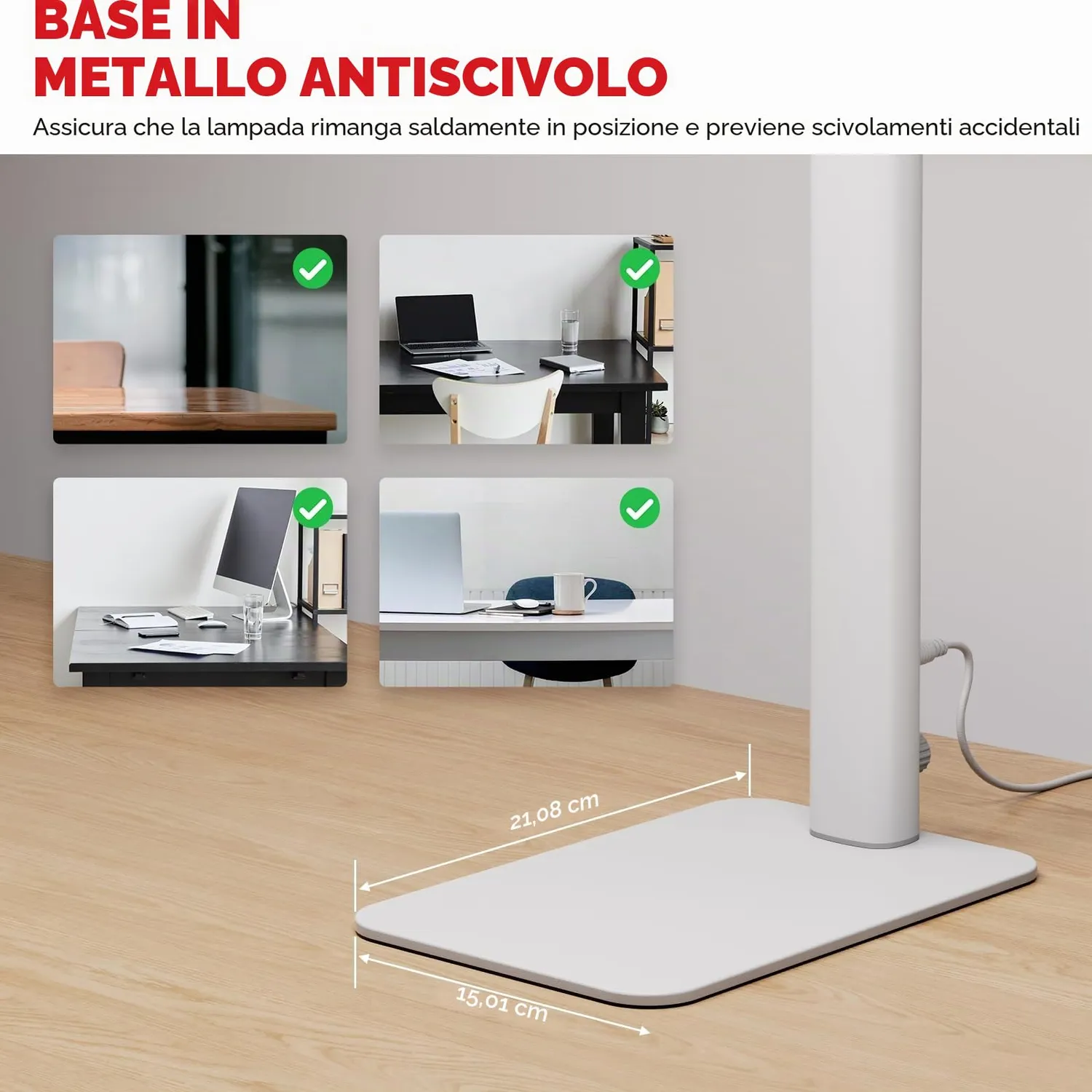 Honeywell HJ1WT lampada scrivania LED bianca 1200 lm