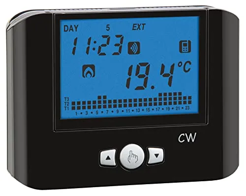 Vemer CW VE787200 Cronotermostato WiFi Nero 230V