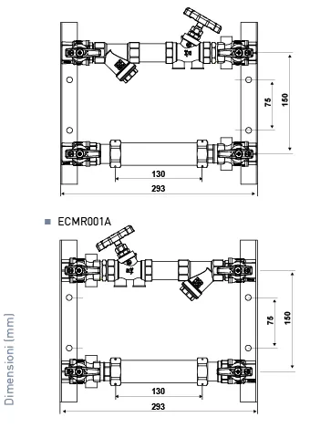 Fantini Cosmi ECMRA modulo contabilizzazione energia