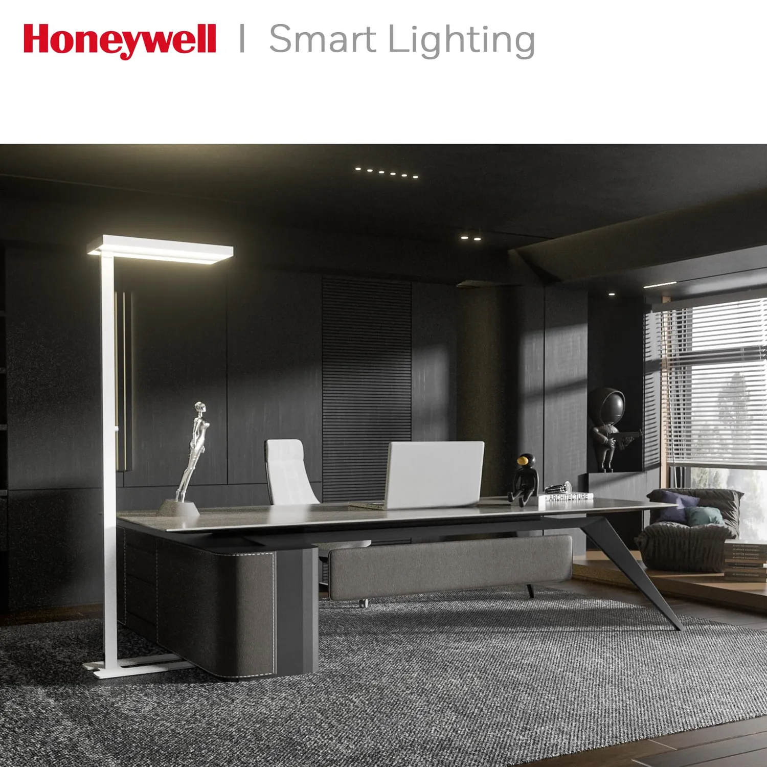 Honeywell Sunturalux piantana LED bianco 10400lm 100W