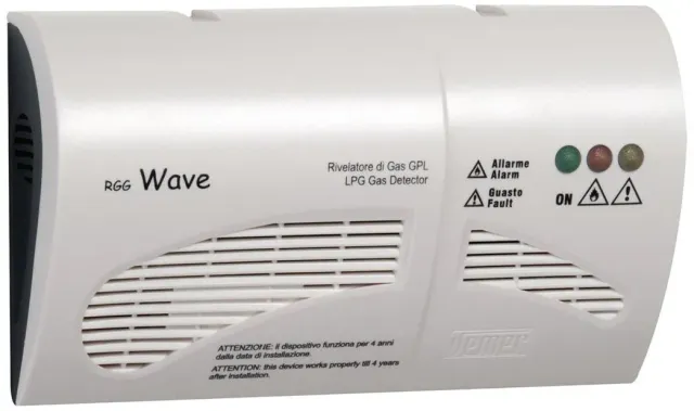 Vemer RGG Wave VN785200 rilevatore gas GPL bianco 230V