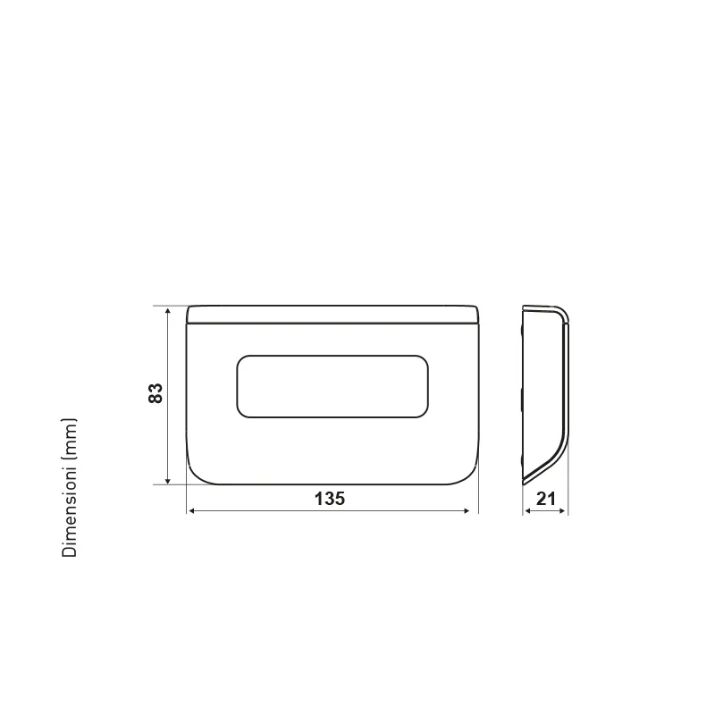Fantini Cosmi CH115TS termostato ambiente a batterie 3 temperature
