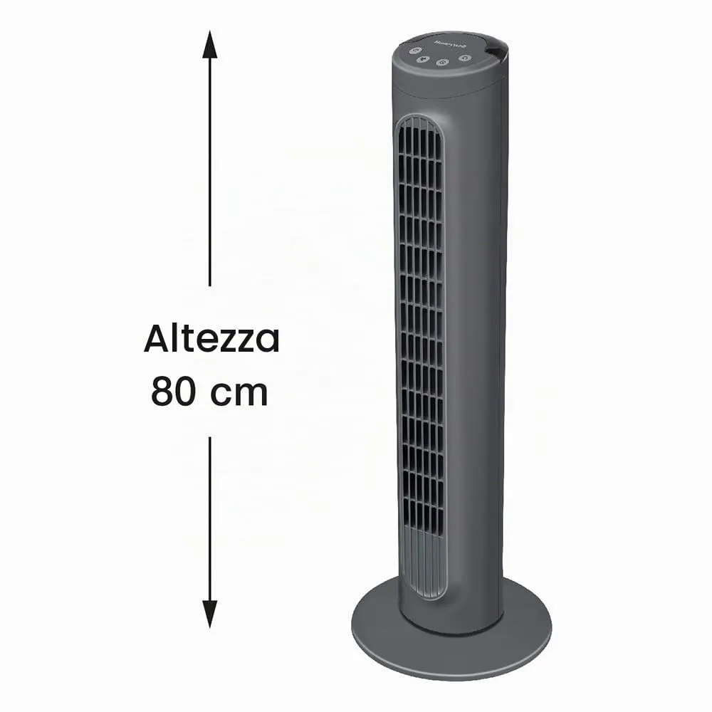 Honeywell HYF1101E ventilatore a torre grigio con timer