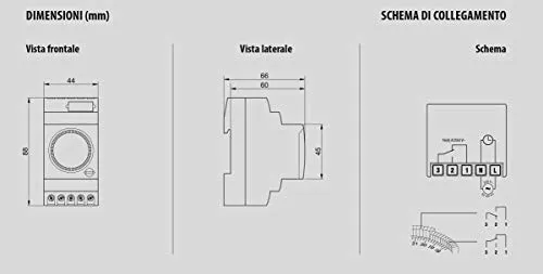 Vemer Arvo-W VP883300 Interruttore Orario Settimanale