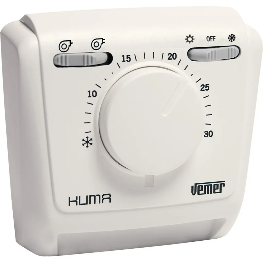 Vemer Klima SI VE021200 Termostato Meccanico Bianco a Gas
