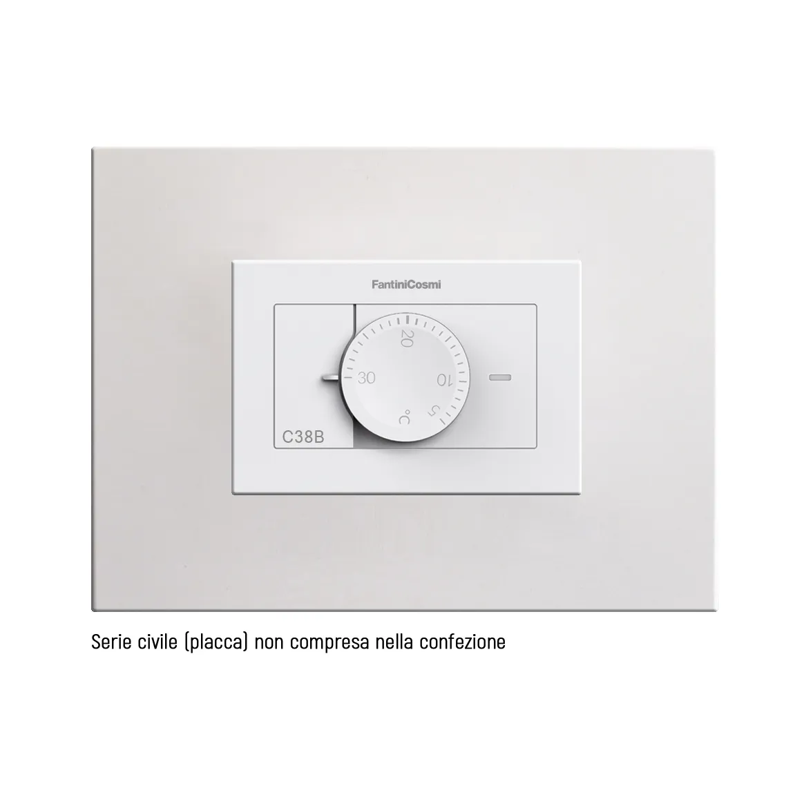Fantini Cosmi C38B termostato ambiente da incasso
