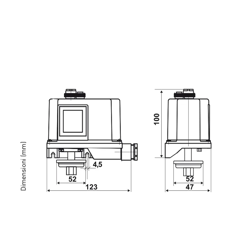 Fantini Cosmi B12AN B12BN pressostato basso differenziale
