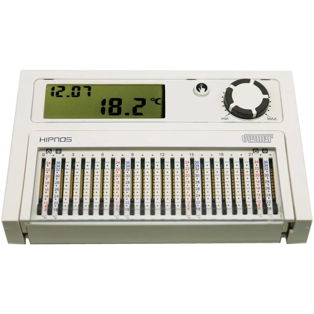 Vemer Hipnos VE013900 cronotermostato parete bianco giornaliero