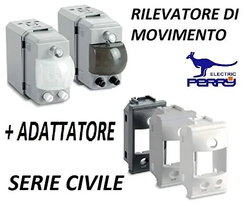 Perry 1SPRM030A Rivelatore Movimento Infrarossi Grigio 1 Modulo