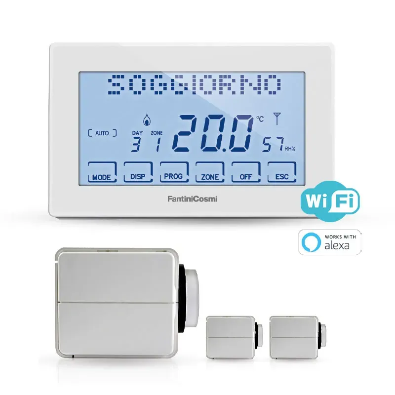 Fantini Cosmi CH180K3 kit cronotermostato WiFi 3 radiatori