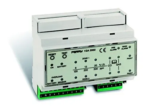 Perry 1GA2002 centralina rilevamento gas 2 zone