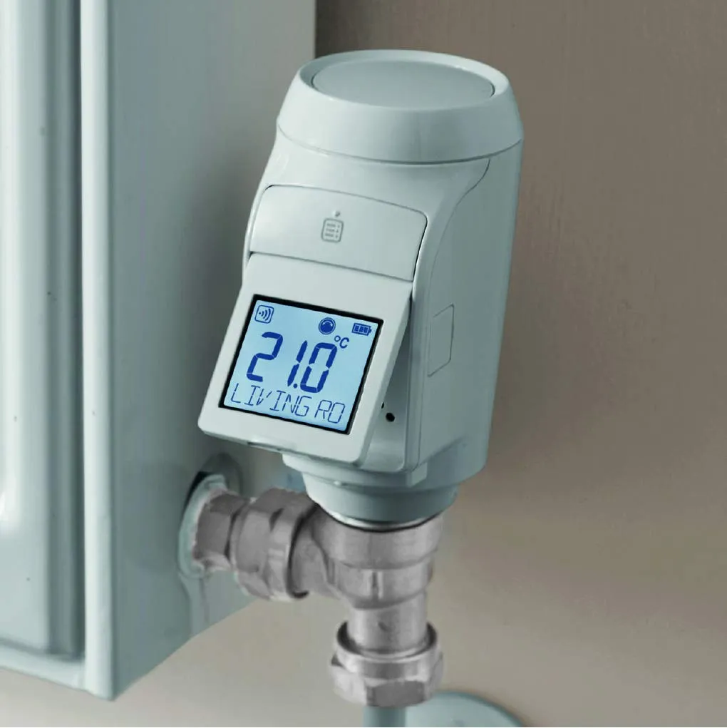 Honeywell Home evohome THR92H1002 testina radiatore wireless bianca