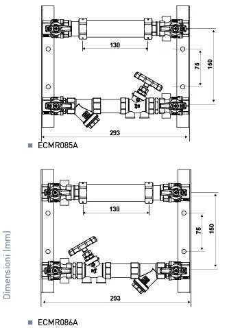 Fantini Cosmi ECMR085A-ECMR086A modulo contabilizzazione calore