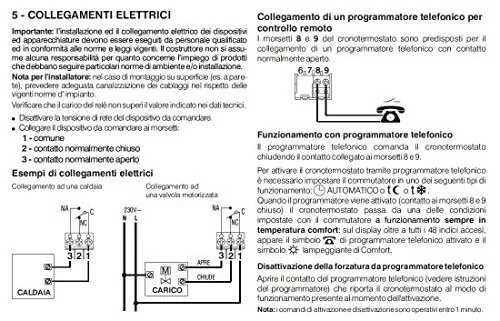 Perry 1CRCR309/S cronotermostato settimanale a batterie bianco
