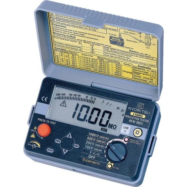 Kyoritsu KEW 3023 misuratore isolamento digitale grigio
