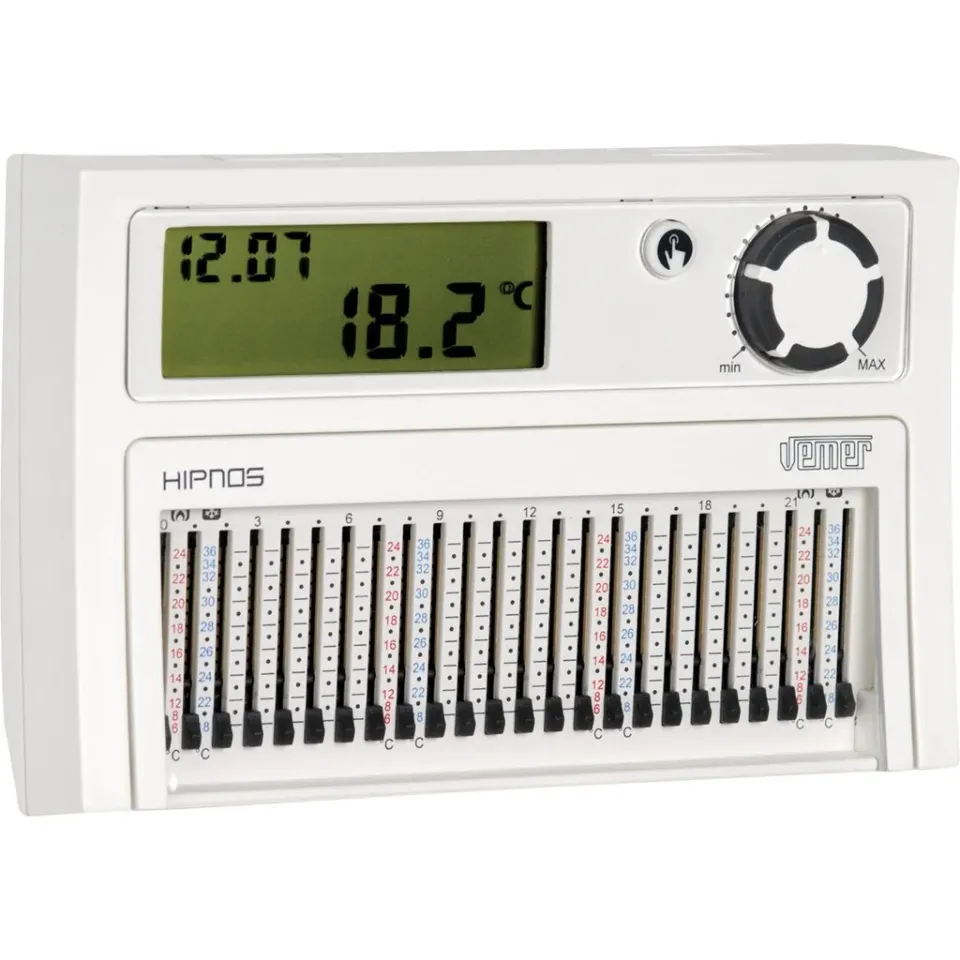 Vemer Hipnos VE013900 cronotermostato parete bianco giornaliero