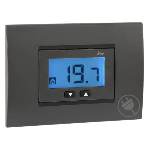 Vemer Keo-B VE267100 termostato incasso a batteria bianco