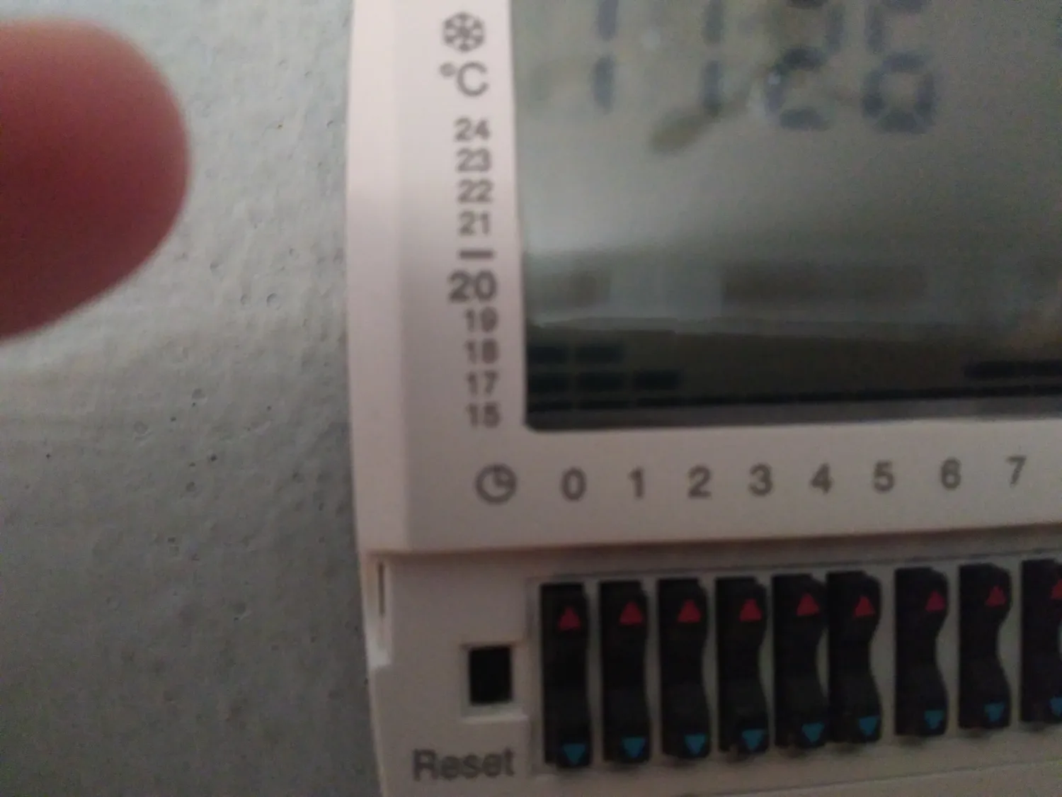 Perry Compact 1CRCR018BS cronotermostato settimanale Bianco