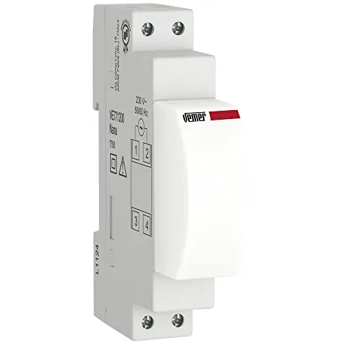 Vemer Nana VE771200 lampada emergenza DIN bianca 230V