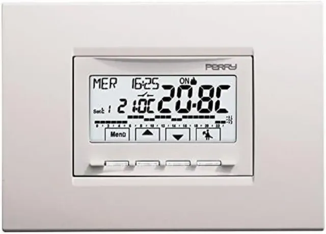 Perry 1CRCDS29 cronotermostato da incasso 230V