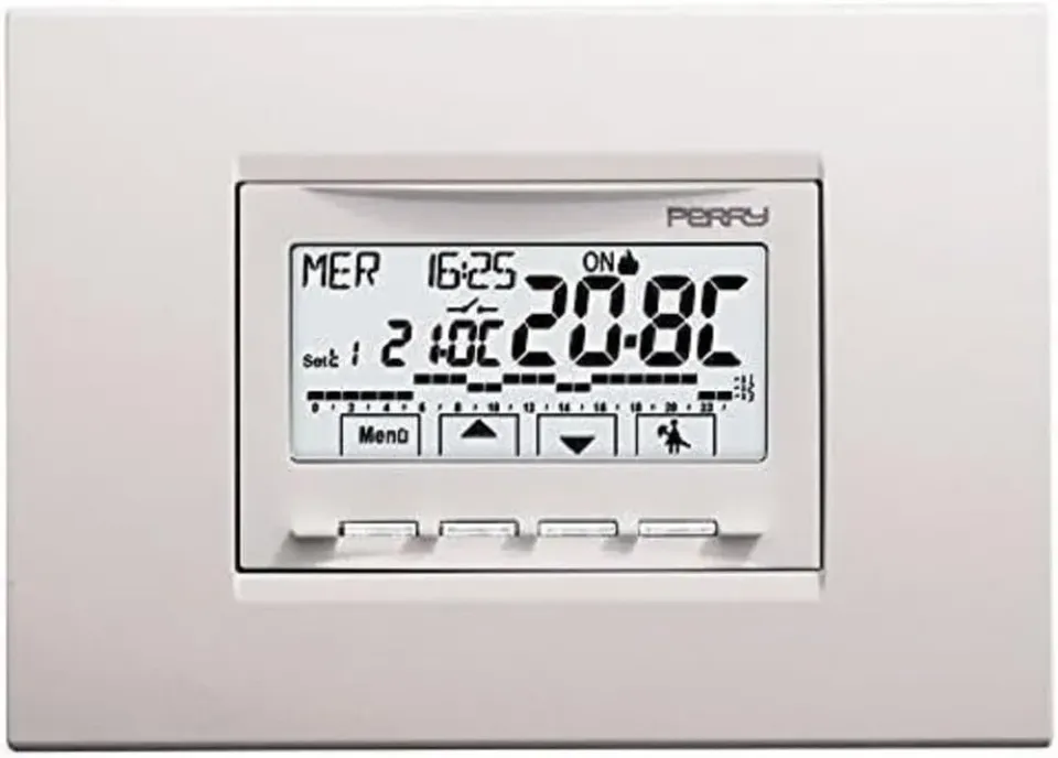 Perry 1CRCDS29 cronotermostato da incasso 230V
