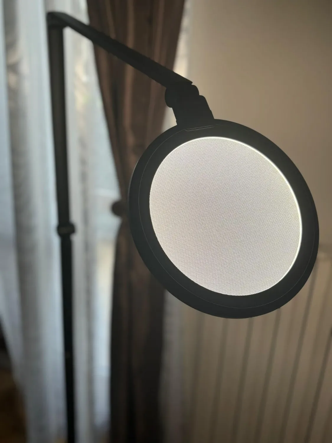 Honeywell F01 lampada da terra LED dimmerabile bianca