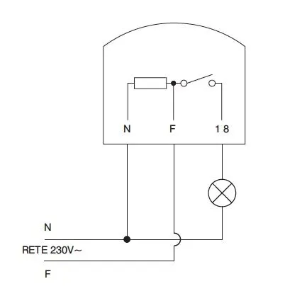 Perry 1IC7042/B interruttore crepuscolare da esterno IP54