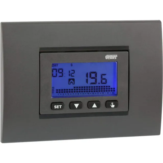 Vemer Dafne VE431300 cronotermostato incasso 230V bianco