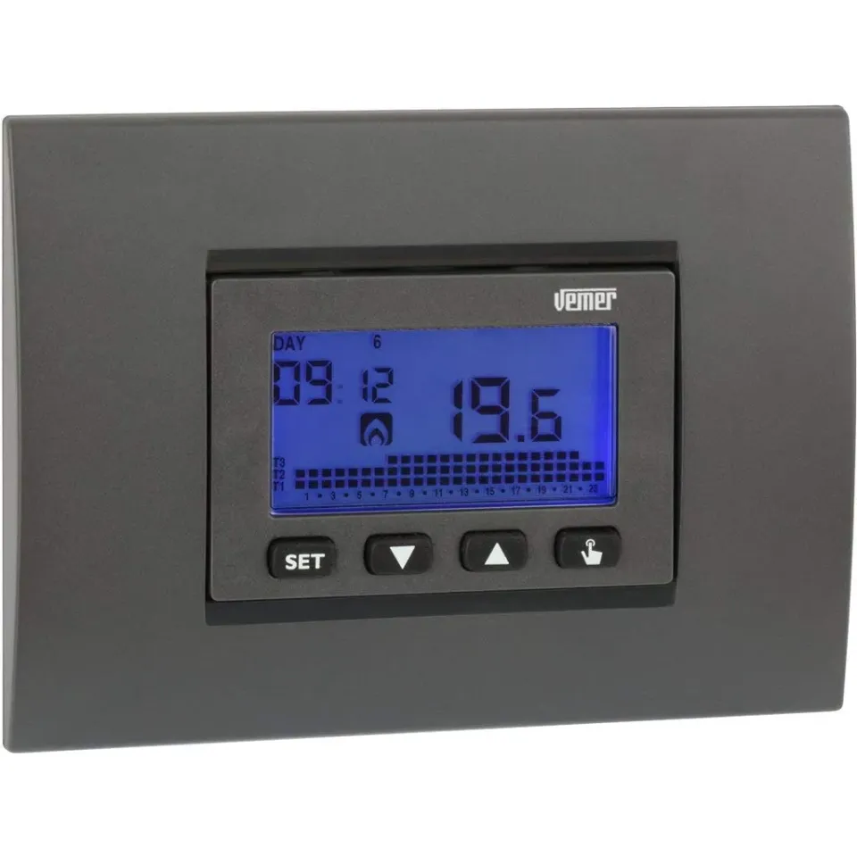 Vemer Dafne VE431300 cronotermostato incasso 230V settimanale