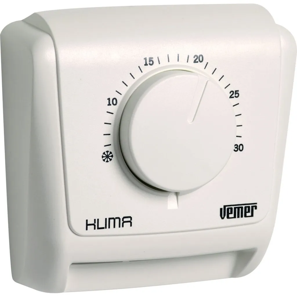 Vemer Klima SI VE021200 Termostato Meccanico Bianco a Gas