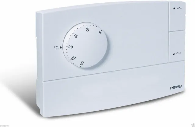 Perry Zefiro 1TITE510B termostato da parete bianco