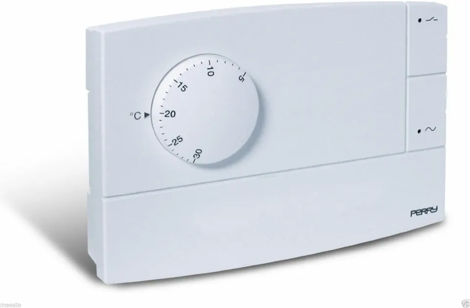 Perry Zefiro 1TITE510B termostato da parete bianco
