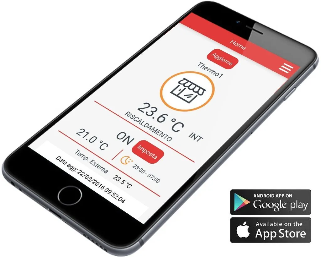 Vemer Tuo WiFi VE772000 cronotermostato bianco