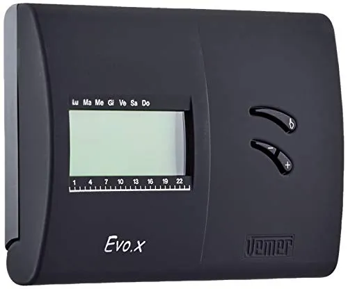Vemer Evo.X VN136800 cronotermostato nero settimanale
