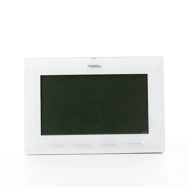 Perry 1CRCR029B Cronotermostato da Parete Bianco Settimanale