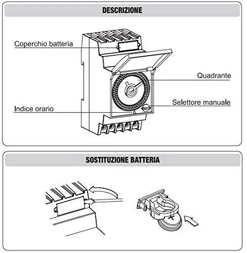Vemer Arvo-W VP883300 Interruttore Orario Settimanale