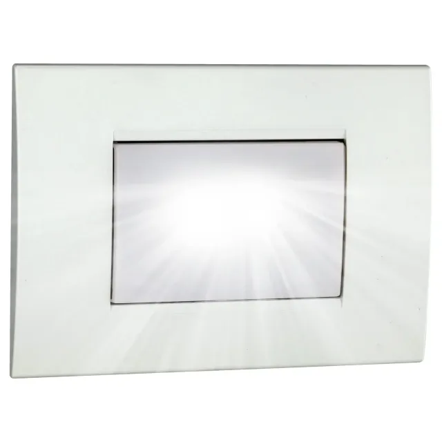 Vemer Syrio VE511200 lampada emergenza incasso 3 moduli bianco opale