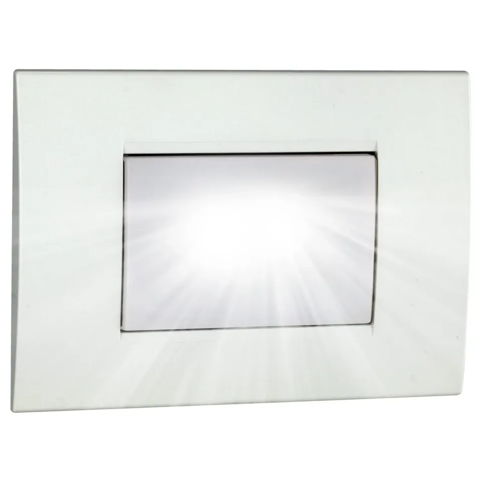 Vemer Syrio VE511200 lampada emergenza incasso 3 moduli bianco opale