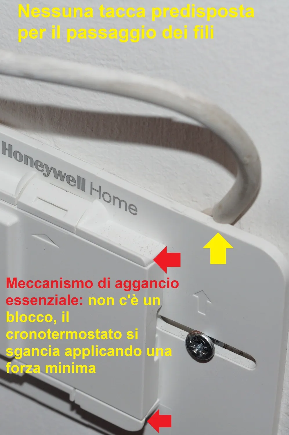 Honeywell T4 termostato a filo programmabile cablato
