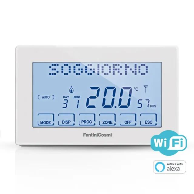 Fantini Cosmi Intellicomfort CH180RFWIFI cronotermostato wifi wireless