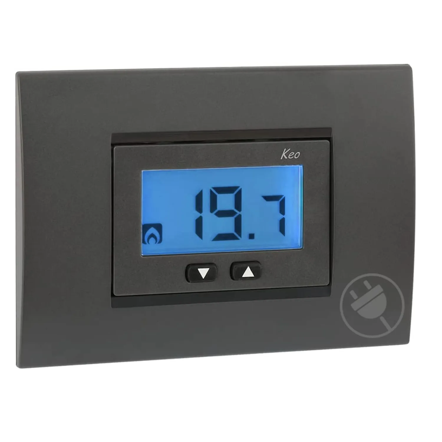Vemer Keo-B VE267100 termostato incasso a batteria bianco
