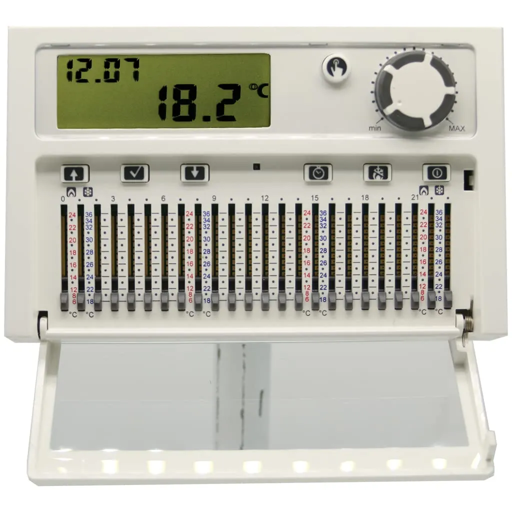Vemer Hipnos VE013900 cronotermostato parete bianco giornaliero