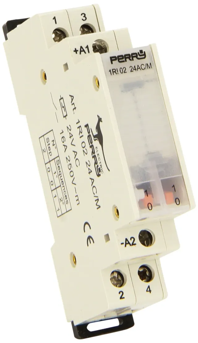 Perry 1RI0224AC-M relè impulsi elettromeccanico 24V 16A