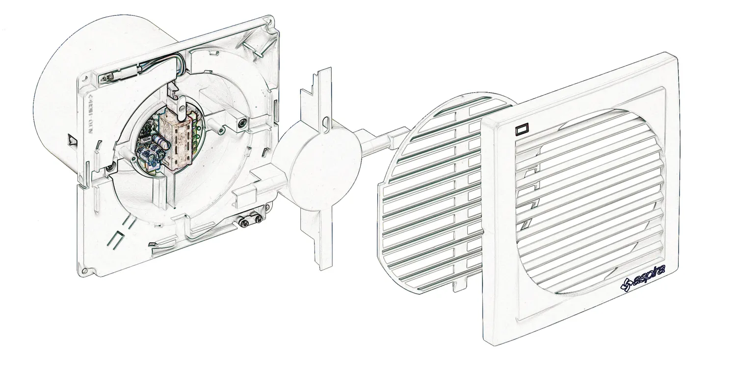 Fantini Cosmi Evolution EVM aspiratore parete 17 mm