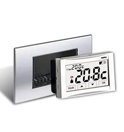 Perry Moon 1TITE542 Termostato Digitale Touch da Incasso 3V