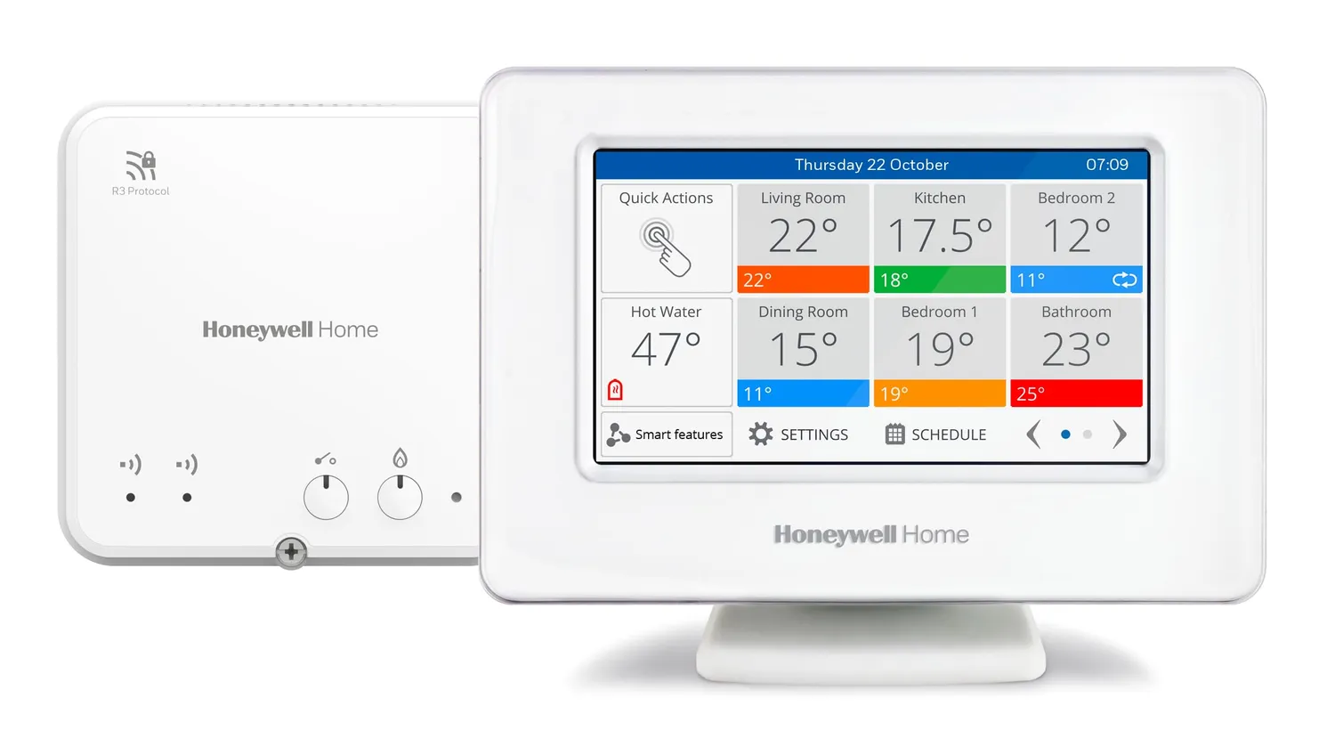 Honeywell Evohome Apartment Plus centralina wifi touch + valvola smart